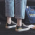 左右良品キャノンウェルズ女子2020夏新型学生韩国版ulzing布靴ins网红百乗小黒靴ブラケース36