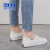 回力白の靴の女性の靴の2019秋のキャンバスのスウェーズの1足は怠け者の靴を踏んでいます。空気を通して低いです。白の1靴の男性446白の38标准コードを手にして伝えます。