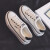雨帛Canbars shの女子学生の韩国版の低い板の靴の2020夏の百合通す白い靴の女性のulzzing松の饼の靴の女性の白い36