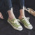 人の本の小さいばらの菊のチャレンバーの女の子のulzzzing百は2020夏の新型のハーフトラックを踏んで、怠惰な靴の抹茶の绿の女性の39