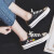 夏の泡キャバスキー女子学生韩国版2020夏の板靴落下书きみー百选学生の目の厚い底の白い靴のベルジュ色36