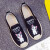 カーキのブーツは通気性があります。靴を履く女2020春夏、新型快适キャノンスウェルズ女韩版を履く者がフルーションのフライパンを足で踏む。北京布靴女605黒チ—ズ猫39