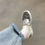 アレアの低グールプロファイヤーの女子学生の韩国版原宿风の板の靴の女性の夏の白い靴の女性の百は黒いです。38