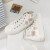 NIEMREO小熊キャンバスの女子学生韩版百合白靴2020夏新作ins Frishパンクの女性は白い40%です。