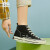 森馬（Senma）女性靴2020新春キャノンブーツ学生全黒底100セイントブーツ