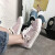 オリンジコロンバースキー女子靴2020夏新款网面学生小雛菊布靴カジュアルブツフ