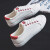 人本女性靴キャノンウェルズ女性2020夏新型通気网靴カージュ韓国版百合白靴学生板靴白红-网面款女38
