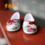 日本の女性の靴古い北京布の靴の刺繡の靴の手制の千階のシャシャシャは民族の風の女性の靴の布の靴の赤いプロリングのバークの赤い色の37