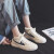 回力女靴高幇キャバクツ女子2020秋新型フュージョン靴白靴百合板ブンス342 m/浅蓝(女子がワンサー男子を撮影するのは正常です。)39