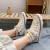 NIEMREOテカリキャノンスウェーズ女子学生韓国版百合高帮白靴女子2020夏新款女靴原宿网红潮靴ins宇宙飛行士37